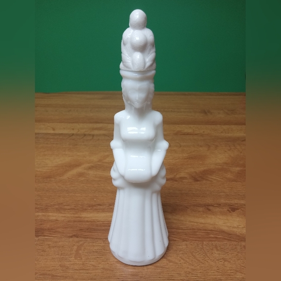 Avon Charisma Foaming Bath Oil Milk Glass EMPTY 5oz Vintage - Picture 6 of 12